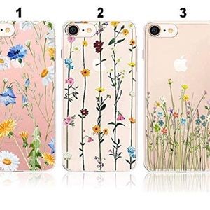 Clear floral iPhone 6s case (#2)